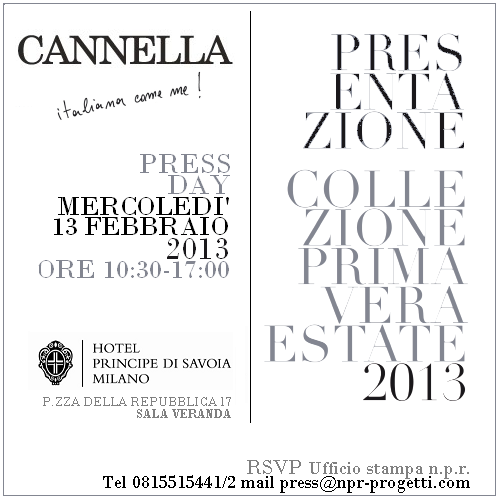 Cannella invito press day Mi